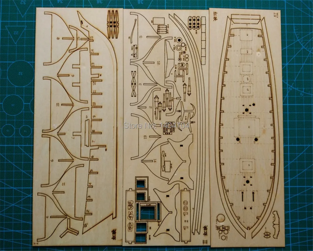 NIDALE модель лазерная резка деревянная модель корабля наборы Halko 1840 Западный парусник DIY научная копия набор(бесплатно 2 шт бочки