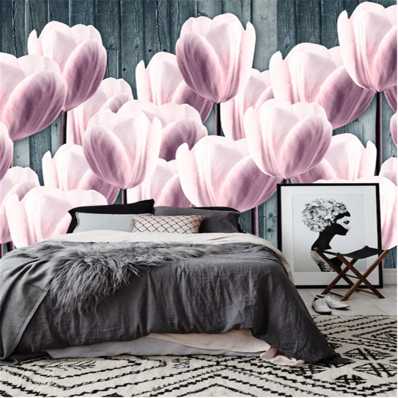 Flower Wall Mural Custom 3 d Modern Wallpaper Desktop Hd Wall Murals Family Wall Decor 3d Wallpaper for Bedroom Home Decor Ideas