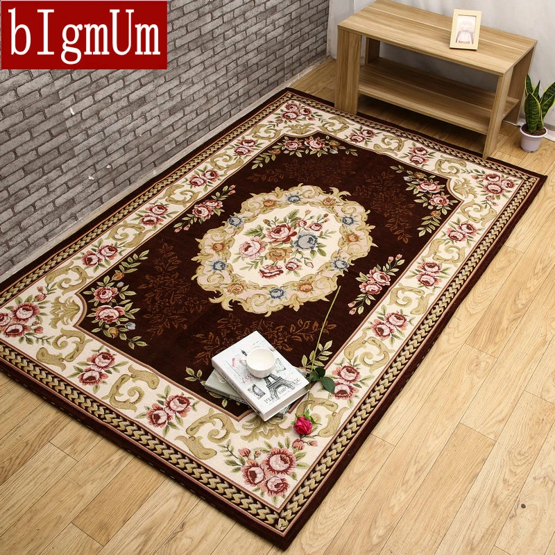 BIgmUm прямоугольные ковры для дома гостиной декора мягкие двери с вышивкой спальни