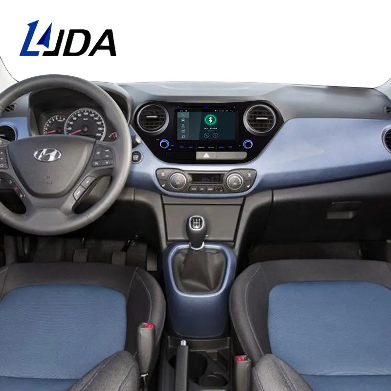 Top LJDA Android 9.1 Car dvd player for Hyundai I10 I-10 2013+ Car Radio headunit gps navigation stereo multimedia WIFI autoaudio sd 5