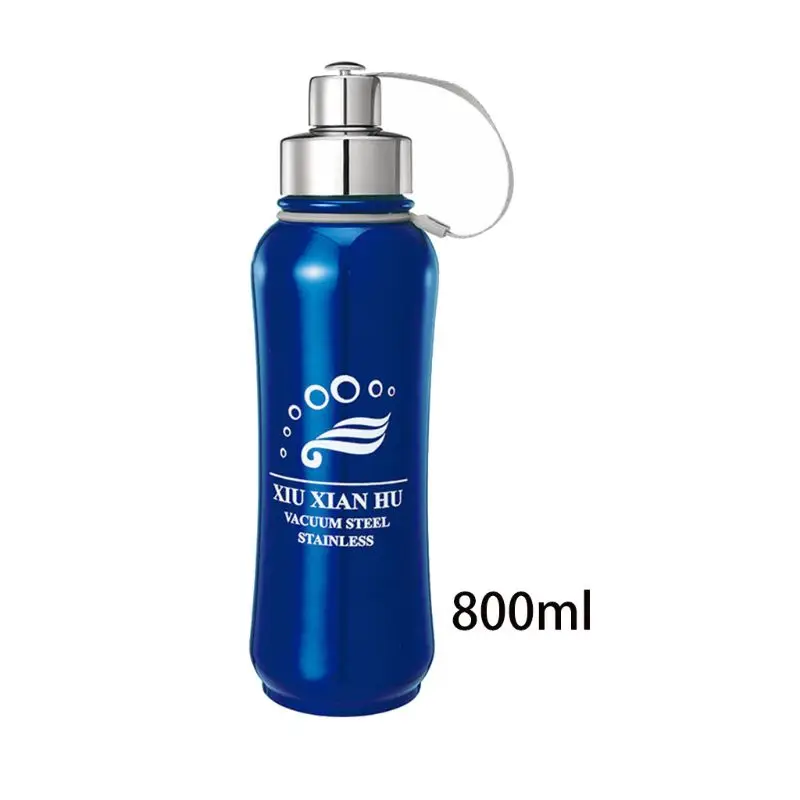 800ml/1000ml Stainless Steel Insulated Cup Warm Cold Coffee Water Portable Drinking Mug Flask Outdoor School Sports Bottle