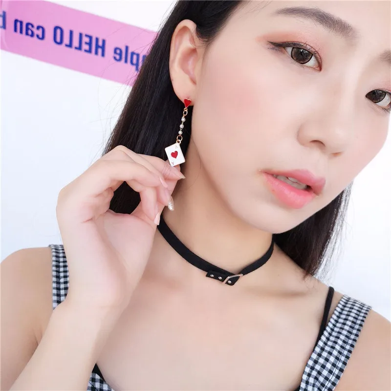 Новые корейские золотые Эмаль серьги для женщин NDFSOUL YY10 2018 brincos