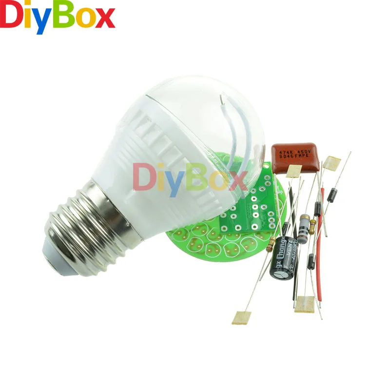 M126 1 Set Energy Saving Light 38 LEDs Lamps DIY Kits Electronic Suite