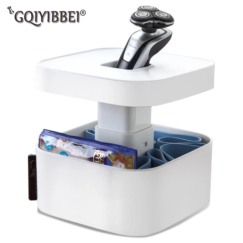 

GQIYIBBEI New Multifunction Toiletries Storage Box Jewelry Portable Travel Plastic Men's Lady Cosmetics Storage Box Finishing