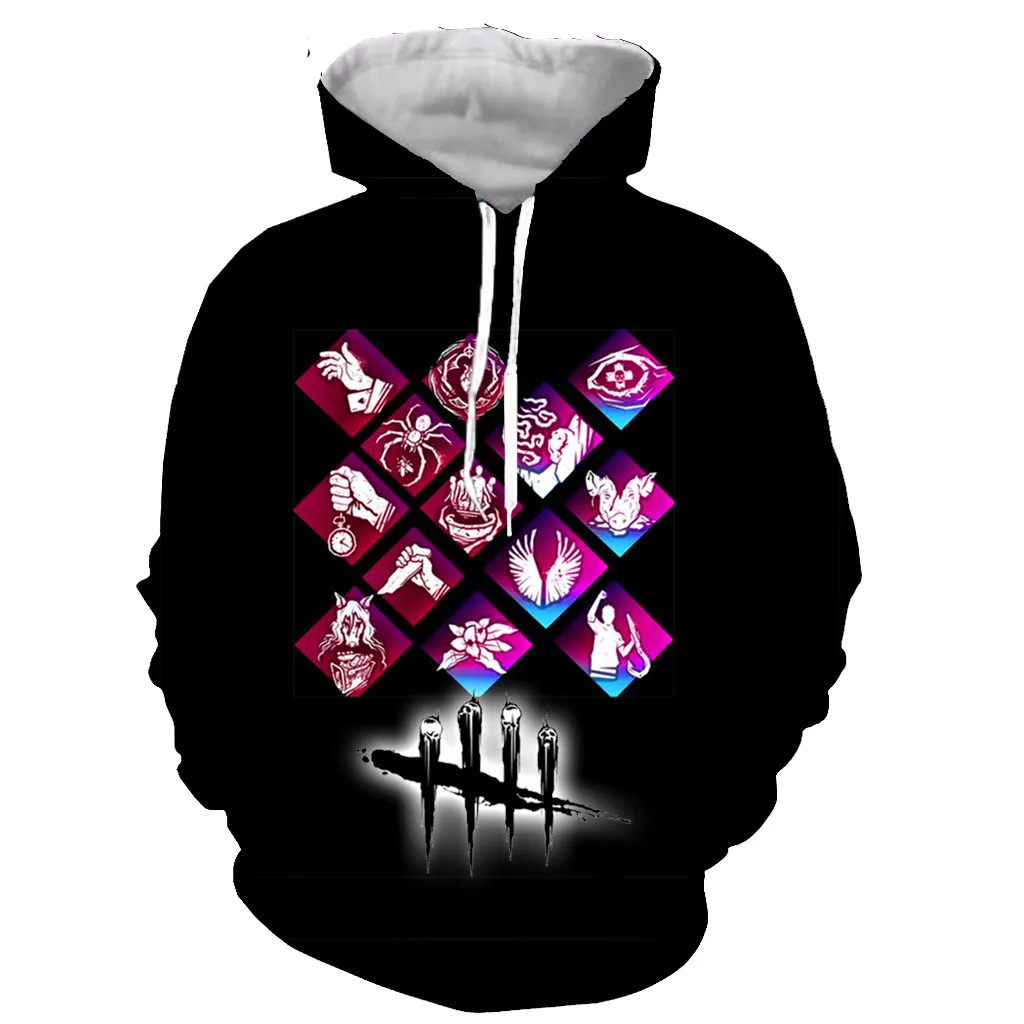 Мужская и женская модная футболка с 3D-принтом Dead by Daylight худи свитшоты жилет топы