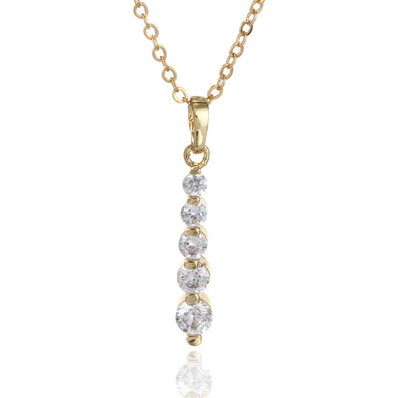 E-shine Pendant Necklace for Women Material Zircon Trendy Exquisite Style Friend Lover Gifts Fashion Jewelry | Украшения и