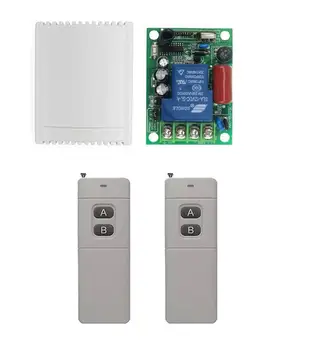 

AC 220V 30A 3000M Remote Control Switch Water Pump Motor LED Remote Controller Long Range Distance Transmitter 3000W