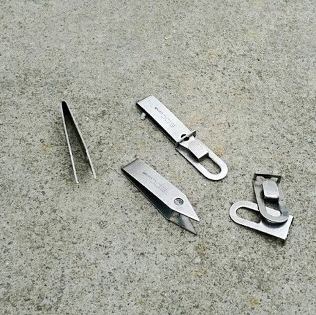 EDC Шестерня из нержавеющей стали пинцет Tick Gripper выживания куст ремесло маникюрный