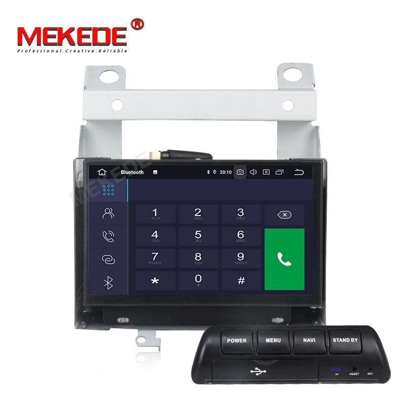 Clearance MEKEDE 7" PX5 Android 9.0 4+64G Radio GPS DAB USB WIFI Car DVD Player for Land Rover Freelander 2 2007 2008 2009 2010 2011 2012 2