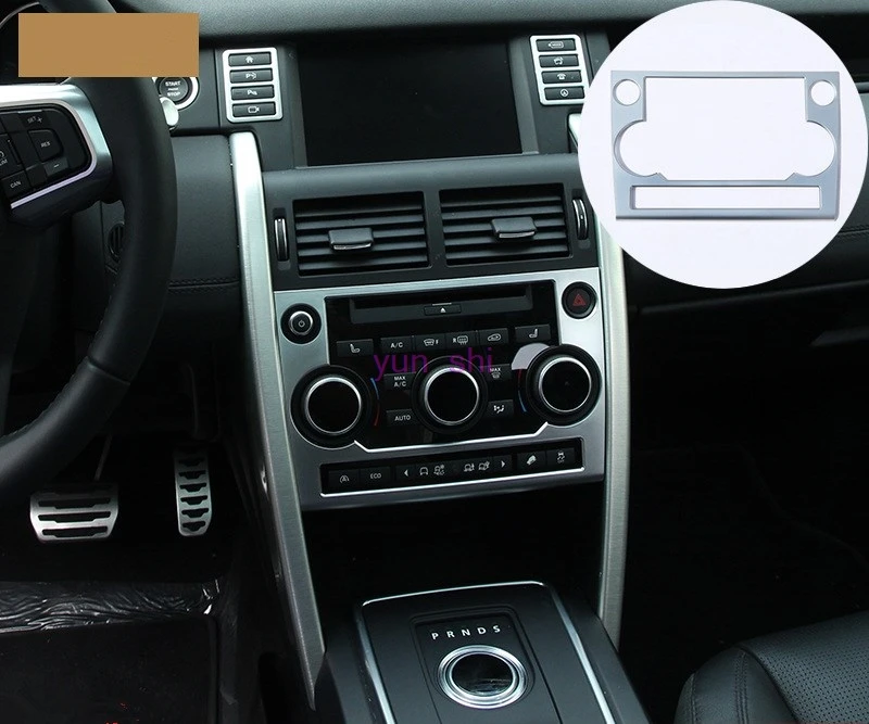 ABS Chrome Car instrument panel switch button Sequins Decoration Cover Car-styling For Land Rover Discovery Sport 2015 2016
