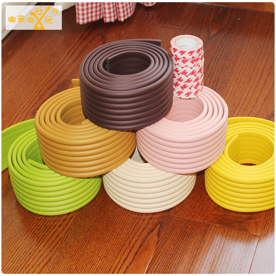 

1PC 2m Wide Version Protective Baby Safety Desktop Edge Corners Guards Rubber Protection for Child