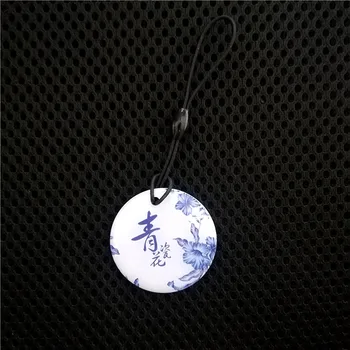 

1Pcs/lot 13.56mhz UID changeable 1K S50 Chinese Magic Card Rewritable Blank Card Token tag Key buckle ring chain keyfob MF Clone