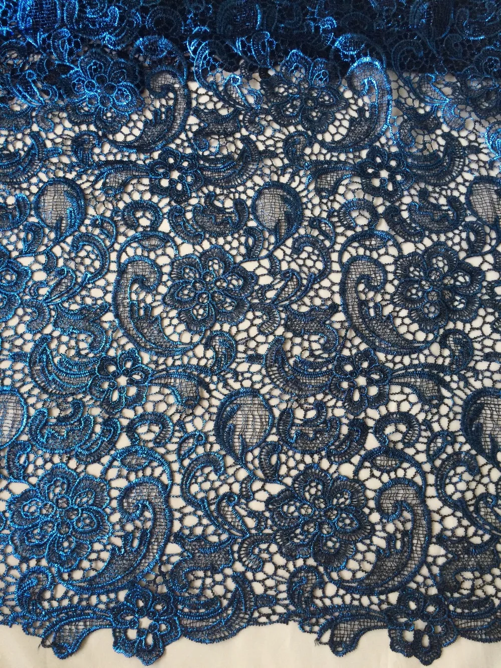 High quality african lace fabric guipure / chemical lace fabric /cord