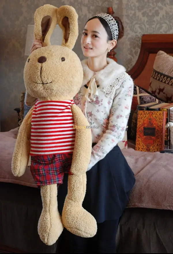 

Fancytrader Huge 37'' / 95cm Soft Plush Lovely Stuffed Le Sucre Bunny Rabbit Toy, Nice Gift For Kids, Free Shipping FT50552