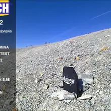 Тестовое видео-Militech NIJ III+ 0101,06 глинозема керамическая и pe панель тестирование видео клиента