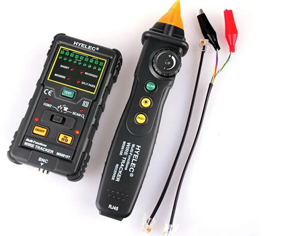 

Pro RJ45 RJ11 Network Cable Wire Tracker Telephone Line Tester