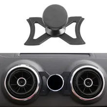 Suporte portátil do respiradouro de ar do carro para smartphone/audi a3 s3 gps do carro suporte rotativo de 360 graus para iphone android smartphone
