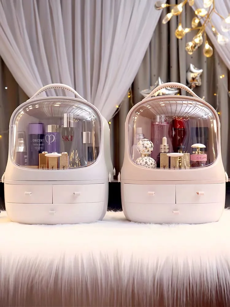 

Ladies Favorite Make up Organizer Cosmetics Receiving Box Clear Cosmetic Storage Dressing Table Skin Care Shelf