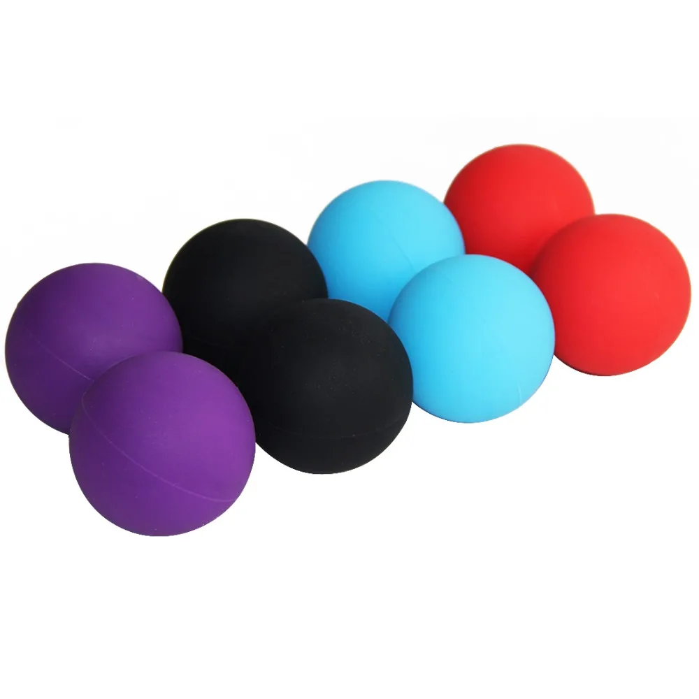12*5cm Lacrosse Ball Massage Ball Solid Peanut Ball Relieve Pain Tension Relax Muscles Therapy