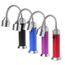 1 шт. авиационный алюминиевый слесарный фонарик слесарный магнит шланг 360 градусов гибкий яркий свет фонарик светодиодный Настольный светильник