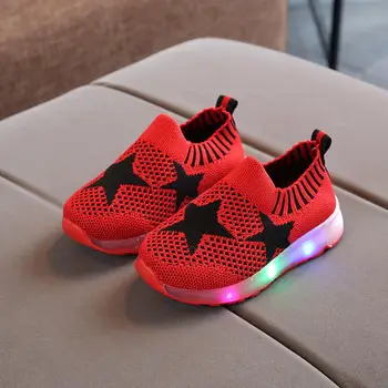 

New Brand kids led light child casual sneakers luminous sneakers kids shoes for girl led shoes