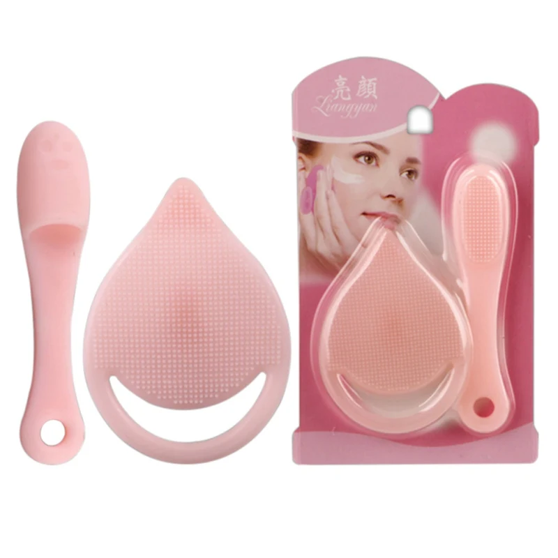 Face Skin Care Facial Brush Pad Soft Silicone Scrub Exfoliating