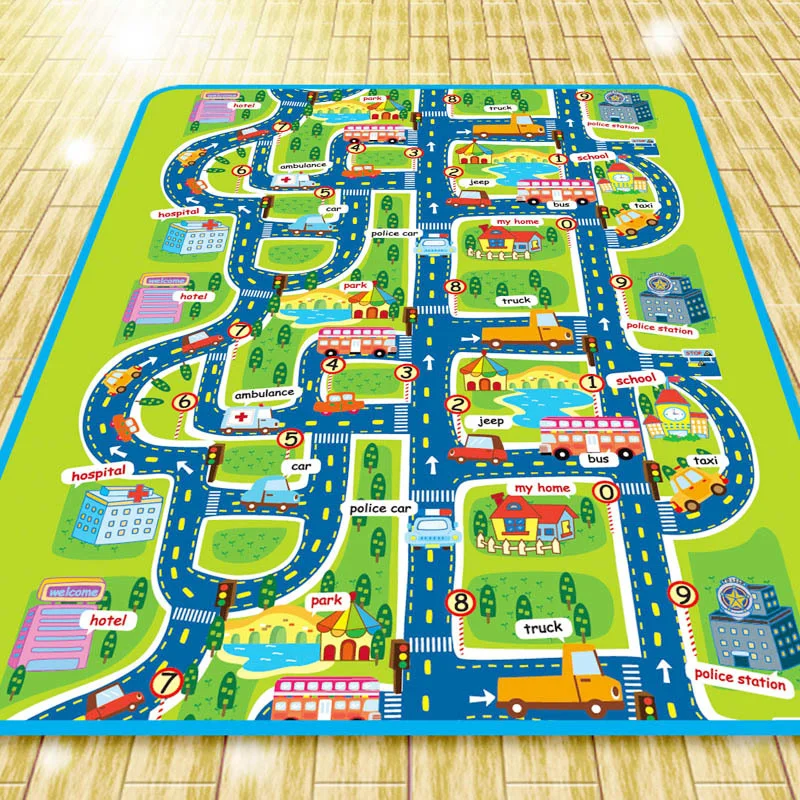 Foam City Road Baby Play Mat Tapetes Toys Children Kids Play Floor