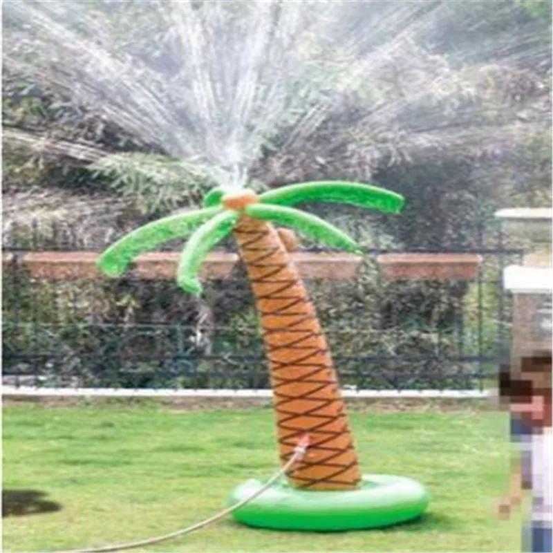 JIMITU 1.6M Inflatable Coconut palm Tree Water Sprinkler Inflated