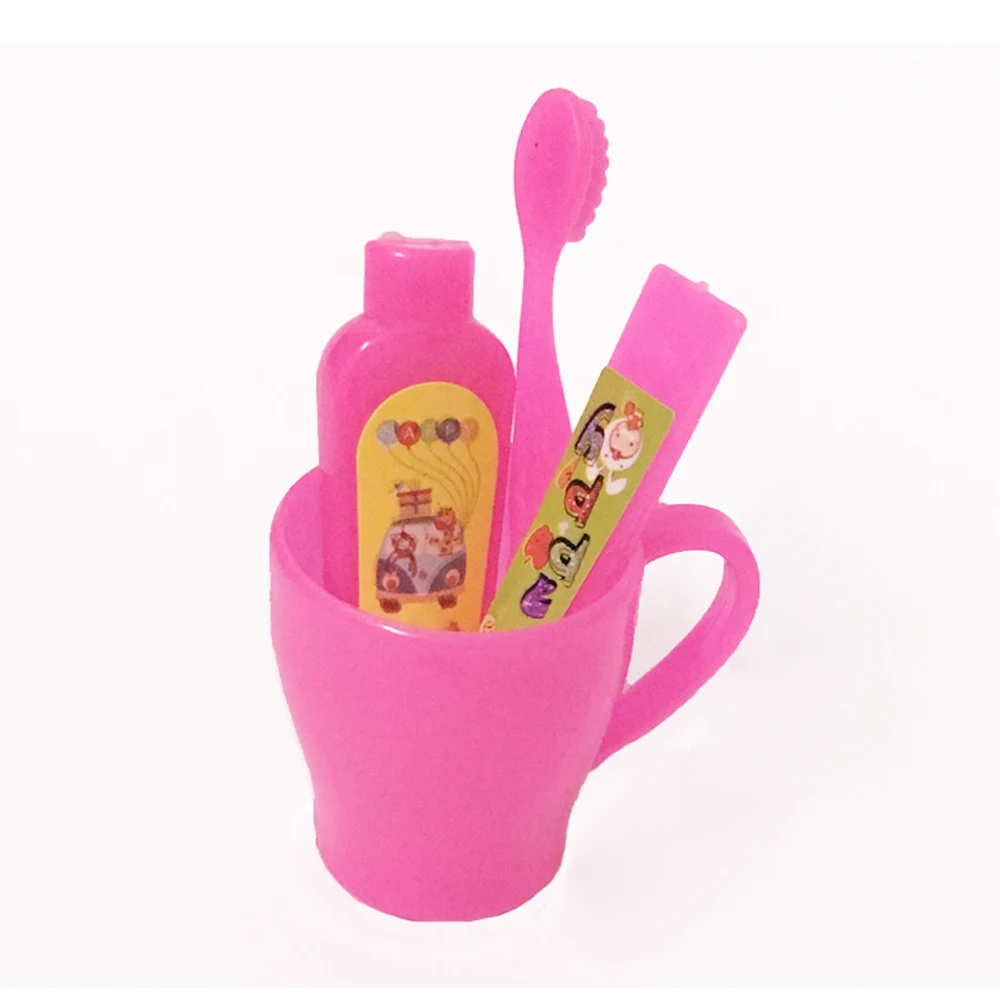 1set dolls Wash gargle for joint body 1 6 dolls furniture accessories toy