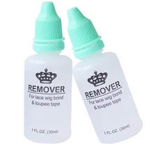 Высокое качество 2 бутылки 30 мл Клей Чистый для удаления кожи ленты волос/ПУ кожи уток волос