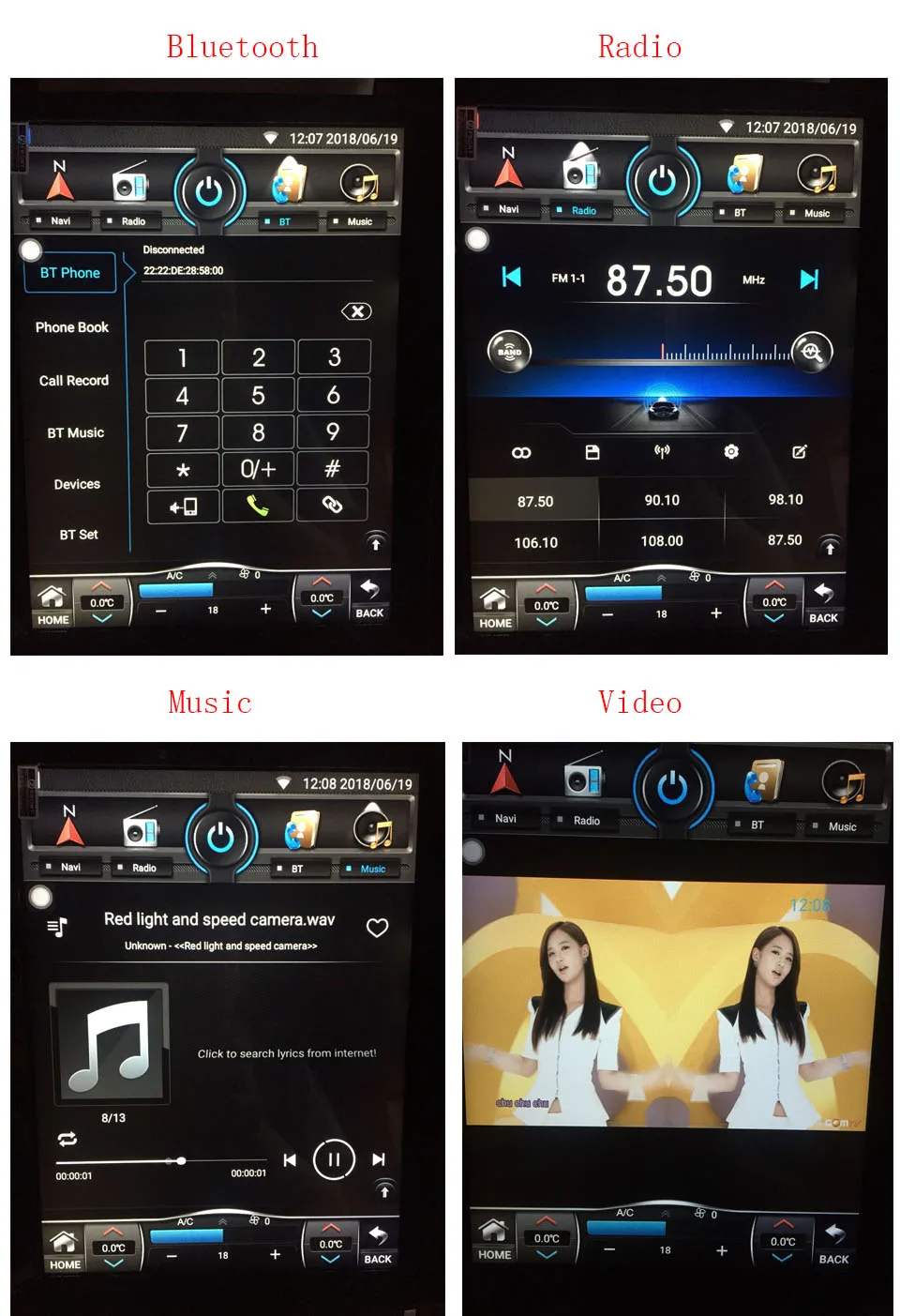 IDOICT TESLA Android 6,0 2G+ 32G Автомобильный dvd-плеер gps навигация Мультимедиа для Toyota Land Cruiser Prado 200 радио