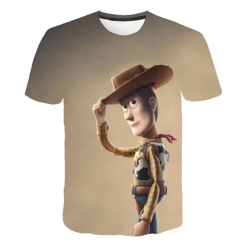 New Cartoon Toy Story movie 3D printed Boys T-shirts Summer Girls T-shirts Fashion Children Clothes Casual Kids Tops Tee For Kid - Цвет: 6