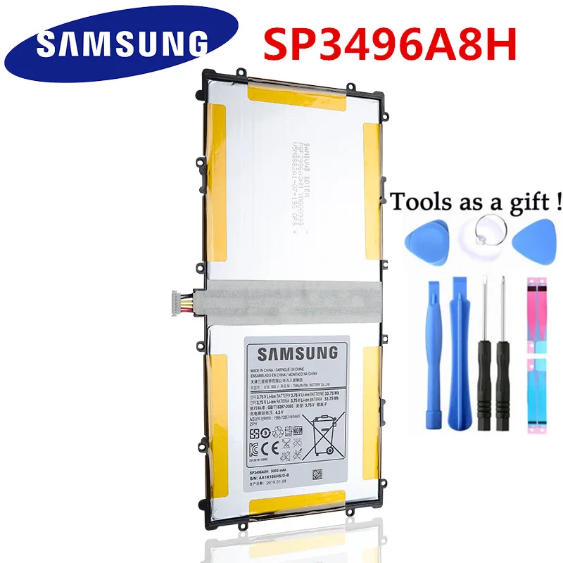 

SAMSUNG Original Replacement Battery SP3496A8H For Samsung Google Nexus 10 GT-P8110 HA32ARB Authentic Tablet Battery 9000mAh
