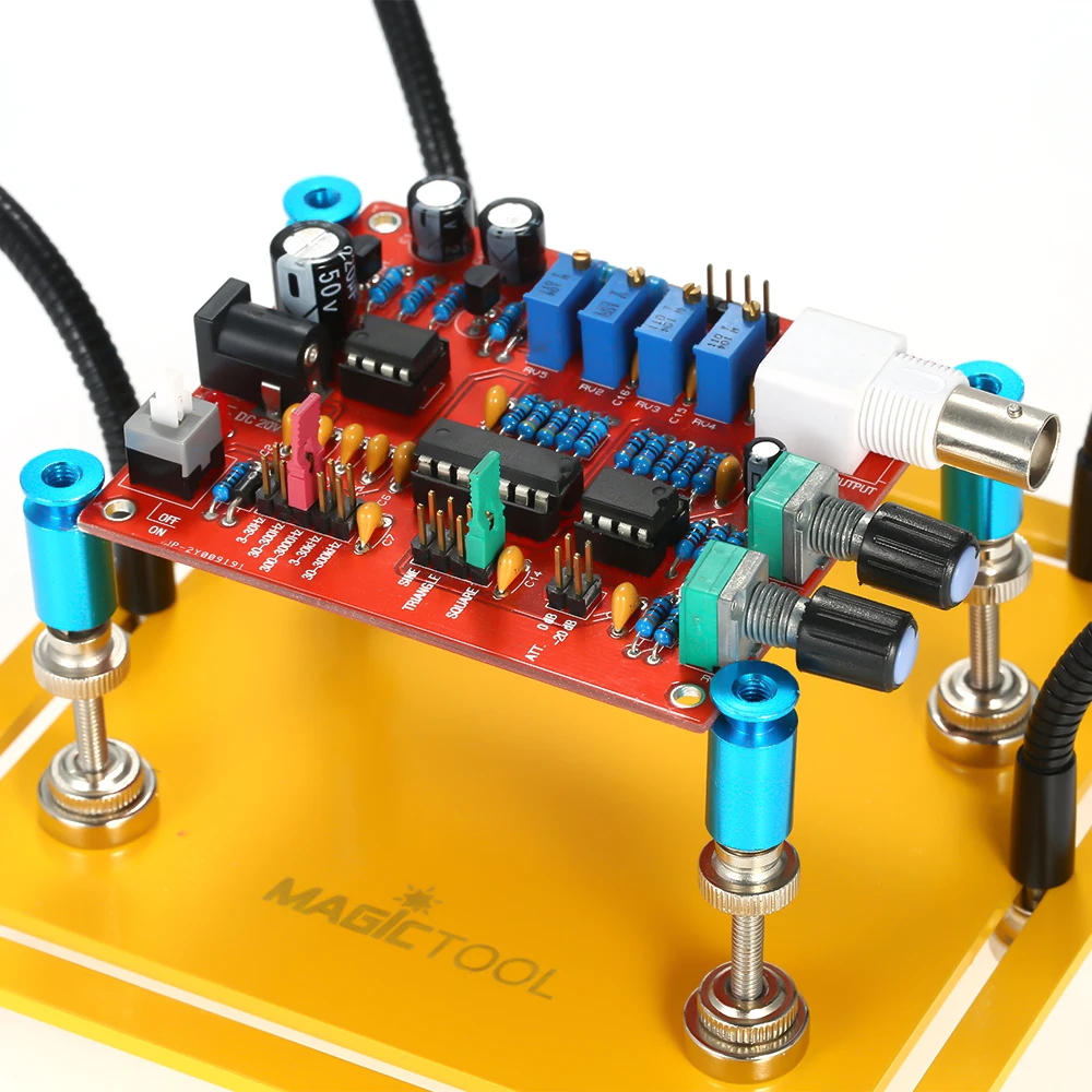 

PCB Fixture Base Arms Soldering Station PCB Fixture Helping Hands Third Hand System Electronic DIY Tool with Metal Base