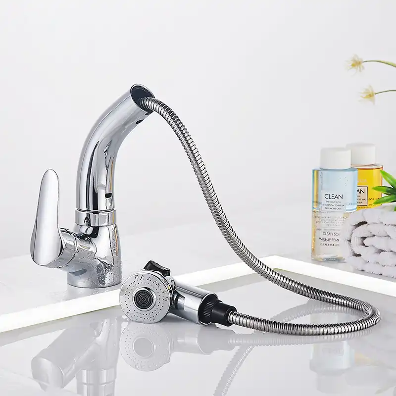 Water Saving Faucet Shower Pull Out Head Hose Kit For Rv