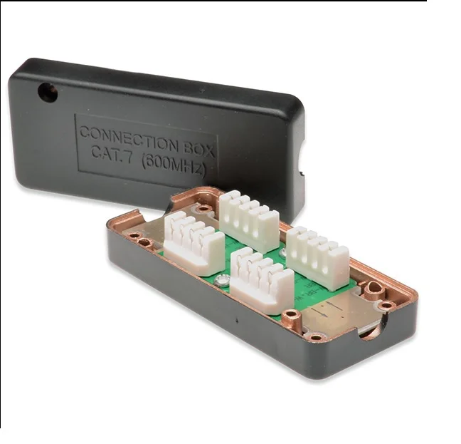 

Ethernet AWG23 Cable inline connector box Wire extension phosphor bronze contact CAT6 CAT7