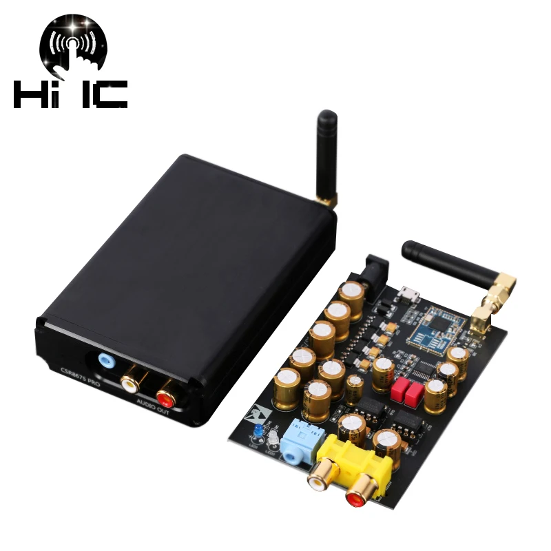 

CSR8675 Bluetooth 5.0 Receiver Decode HiFi Audio Board Adapter APTX HD Wireless Audio Module PCM5102 DAC
