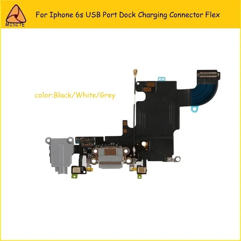 10Pcs lot Brand New Port Charger Dock Connector with Headphone mic antenna flex for iphone 6s 6s USB Port Charing Flex cable