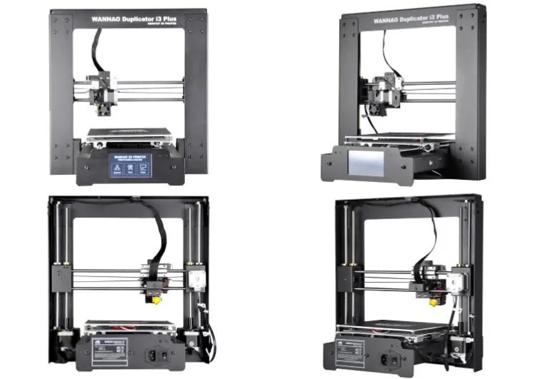 Дешевая выгодная цена 3d принтер, WANHAO 3d принтер i3 plus, набор RepRap с хорошим сенсорным ЖК-дисплеем, печать с PLA/ABS/PVA/нитью