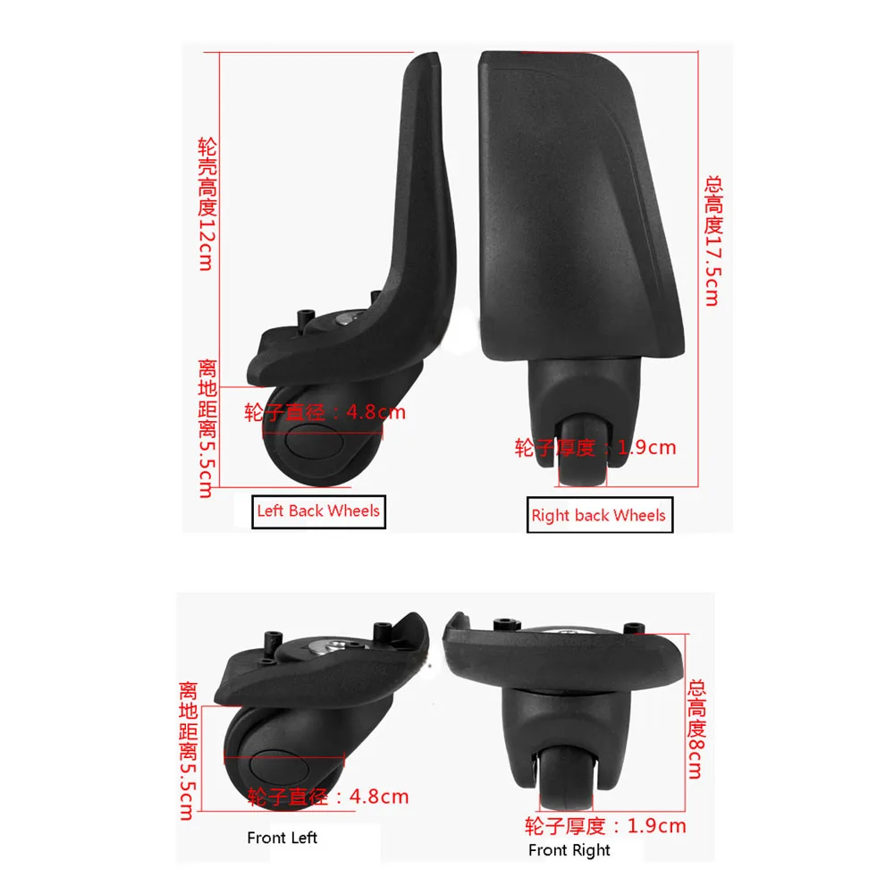 Suitcase spinner wheels Clearance