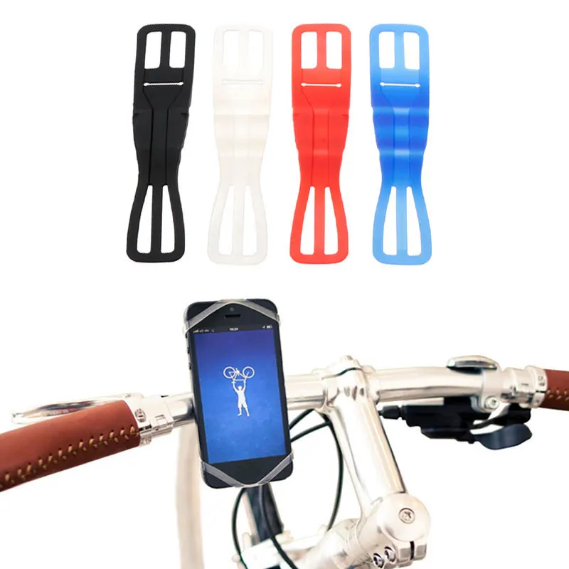 Мягкий силиконовый держатель для телефона на велосипед для huawei, крепление на руль мотоцикла, держатель для телефона, ремешок для iPhone, samsung, простая подставка для велосипеда