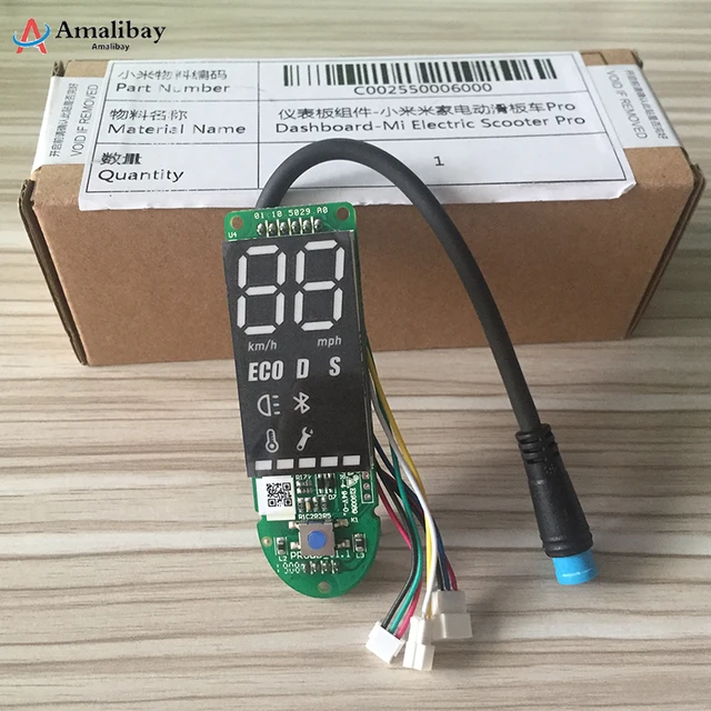 US $33.71 Original Dashboard for Xiaomi M365 Pro Electric Scooter Pro Circuit Board with Screen Cover For Xia