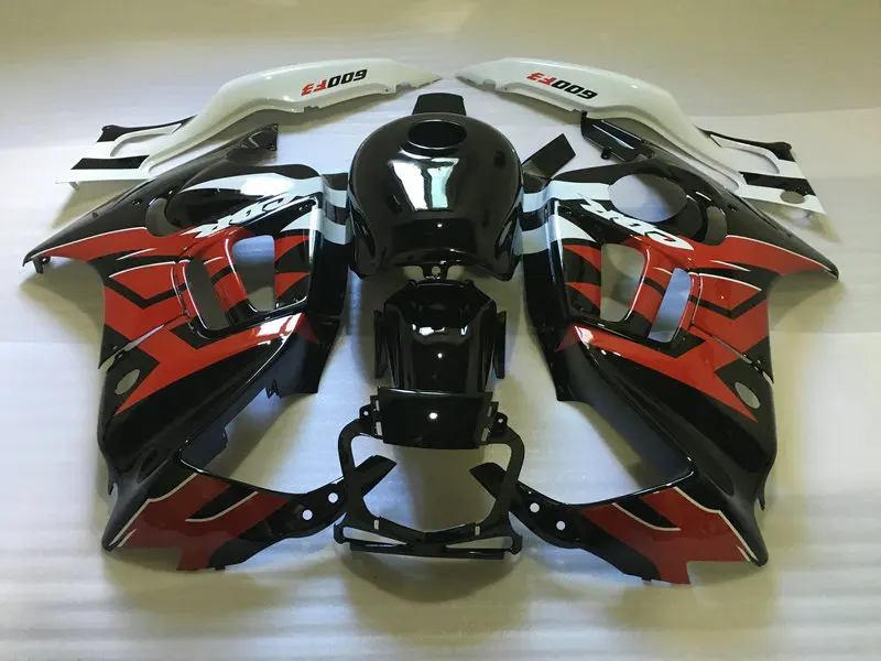 Набор обтекателей для мотоциклов набор HONDA CBR600F3 97 98 CBR600 F3 CBR 600F3 1998 белый красный
