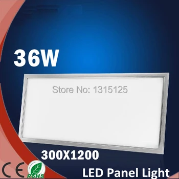 شراء5 قطعة/الوحدة أدت لوحة ضوء 300x1200 36 واط Ultraplate ساحة أضواء السقف ديكور للمنزل مطبخ المصابيح Painel مصباح + شحن مجاني