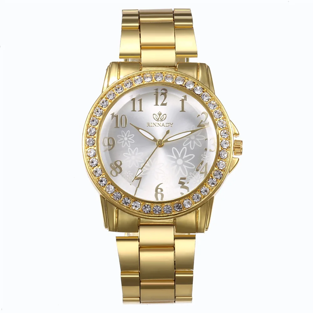 

2019 Ladies Personality Creative Flower Dial Stainless Steel Quartz Watch Fashion women Wrist Watch Female Colock