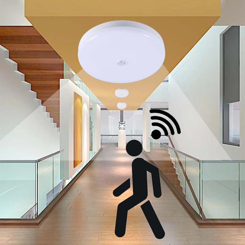 

Modern LED Motion Sensor Ceiling Lamp 12W 220V Led Ceiling Light Lighting Fixtures Surface Mount Ceiling Lights for Living room