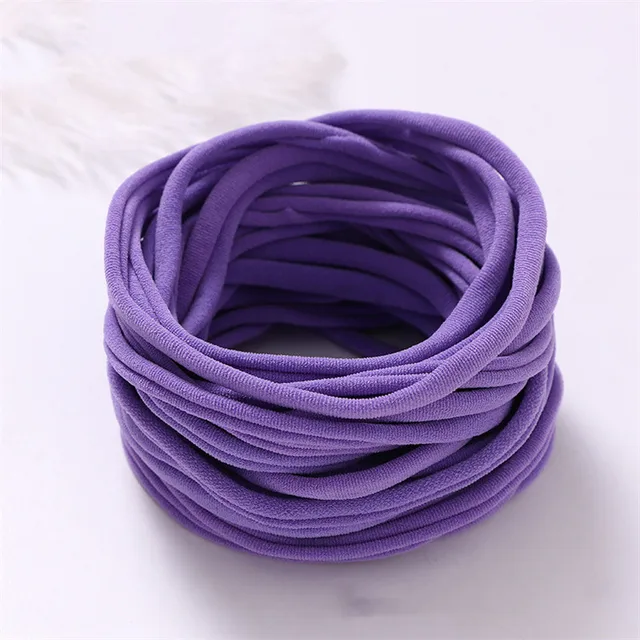 10pcs/lot Nylon Headband for Baby Girl DIY Hair Accessories Elastic Head Band Kids Children Fashion Headwear baby turban 16