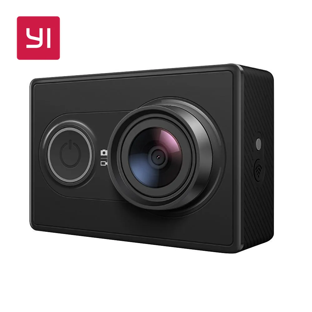 YI 1080P Action Camera Black International Version 16 0MP 155 degree Ultra wide Angle Mini Sports