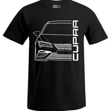 Футболка Мода Для мужчин Seat Leon Cupra 5F подтяжки лица Футболка V2 Повседневная футболка