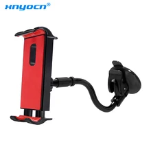 Универсальный 7 8 9 10 11 дюймов планшетный ПК подставка для samsung XiaoMi сильная присоска планшет автомобильный держатель для Ipad удлиненный кронштейн для шланга